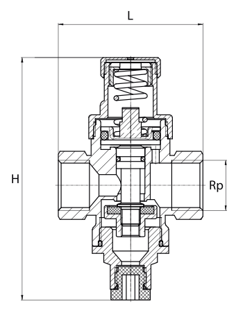 DIA Reduktor ciś. 3/4 MINI