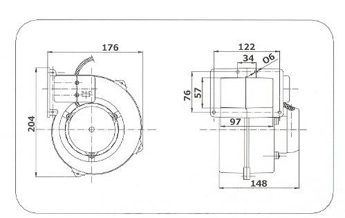 Wentylator nadmuchowy RV-05