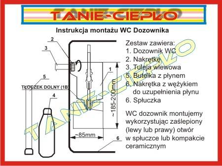 INT WC dozownik z płynem
