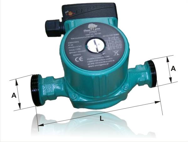 OMI Pompa obiegowa OMIS 25-60/180 b/śrubunków