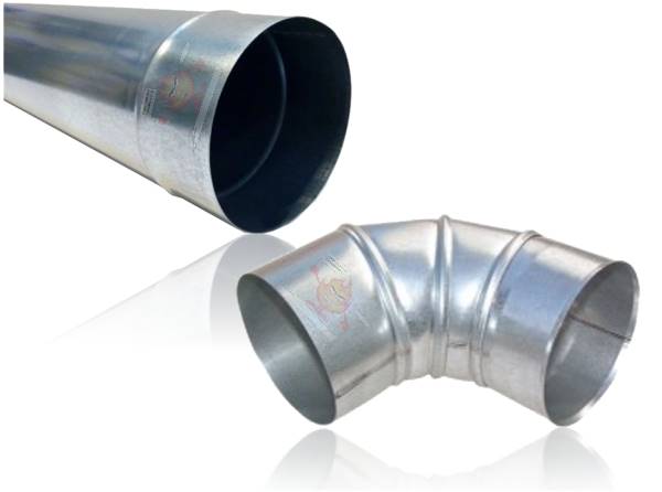 DAR KN200/90-OC-K Kolano ocynk 200x90st nastawne