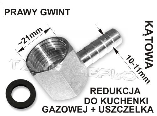 BRA PRK1/2*10 Łącznik kąt GW1/2" x 10mm CH