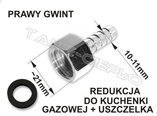 BRA PRO3 Mufa 9mm, GW1/2" do węża PROSTA CHROM