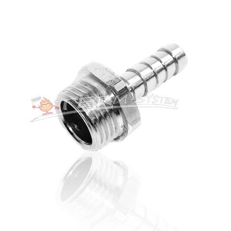 BRA PRO4 Nypel 9mm, GZ1/2" do węża PROSTA CHROM
