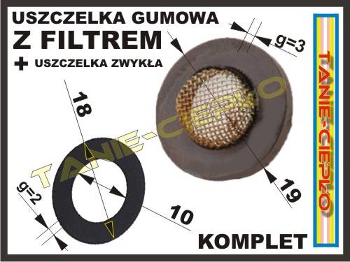 HDRL U063 Filtr węża prysznica - komplet