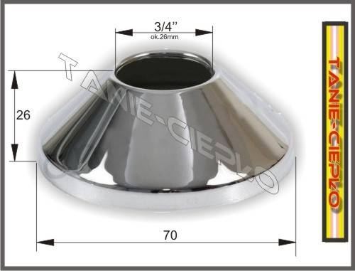 INT R01 Rozeta 203504 stożkowa 3/4'' - 1szt.