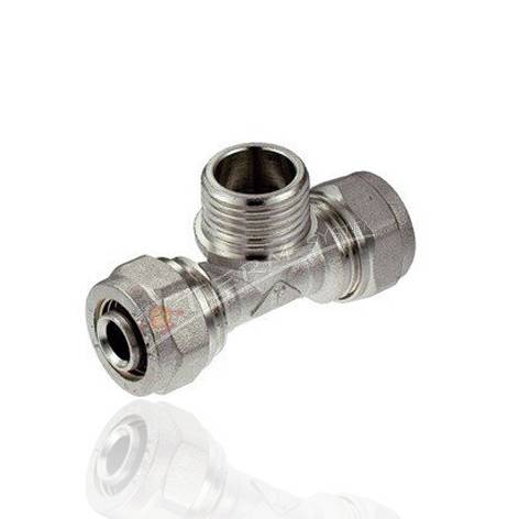 PEX Trójnik 16x1/2GZx16 skręcana