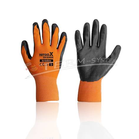 BRA Rękawice 10 NITROX ORANGE