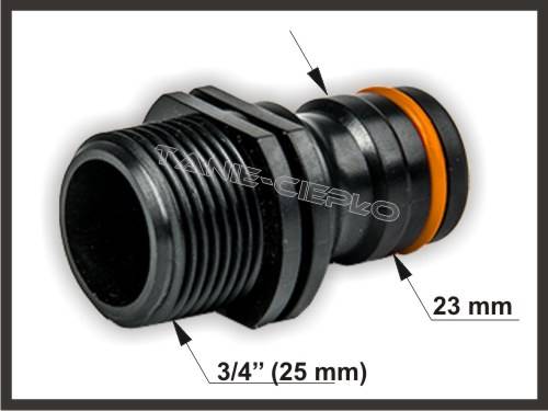 BRA ECO-PWB2186L Wkrętka GZ3/4 BIG do urz zrasz