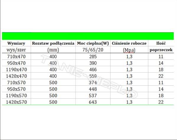 DGD KRE-095/47 ANTR Grzejnik łazienkowy