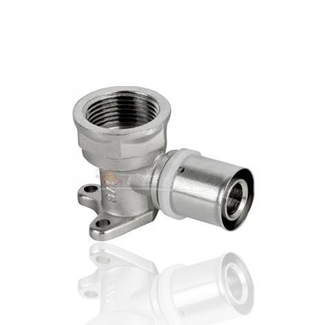 PEX.Z Kolano 16x1/2 GW NAŚĆ. zacisk z łapkami