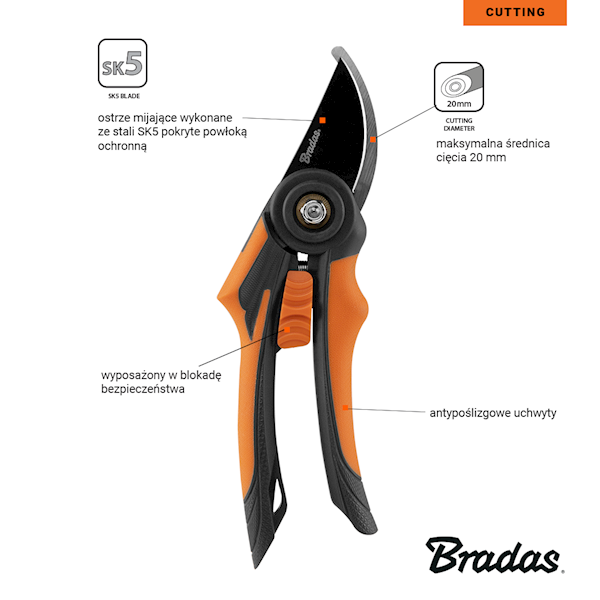 BRA KT-V1026 Sekator ogrodowy