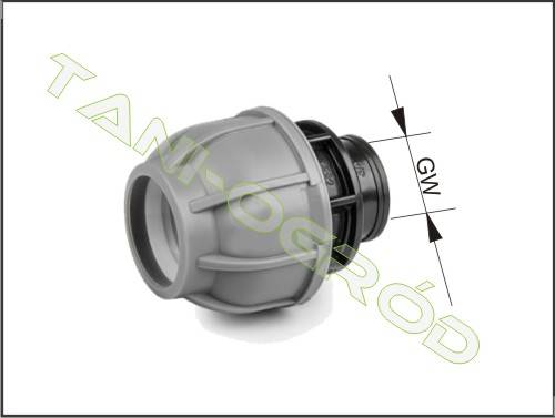 PE Mufa 20x1/2" GW skręcana