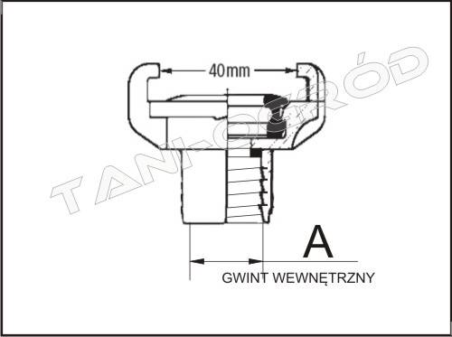 BRA GKI116 Złacze GW6/4 kłowe