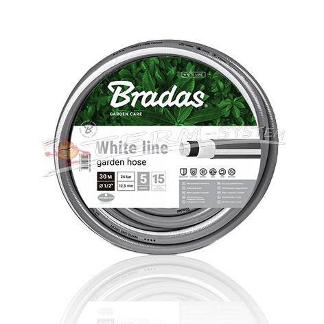 BRA WHITE LINE Wąż ogrodowy 3/4 30m