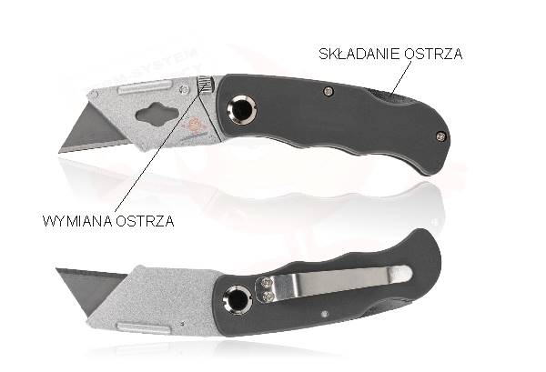 BRA DIY-KN190201 Nóż uniwersa składany ostrze 19mm