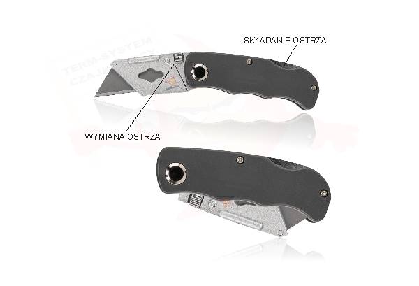 BRA DIY-KN190201 Nóż uniwersa składany ostrze 19mm