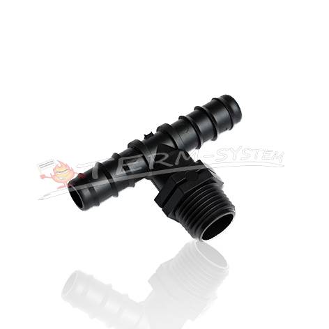 BRA DSWA06 Trójnik GZ1/2 2x wtyk 16mm NAWAD