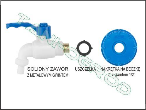 BRA IBCS60-KS1212 Nakrętka z kranem 1/2x1/2 Stal/P