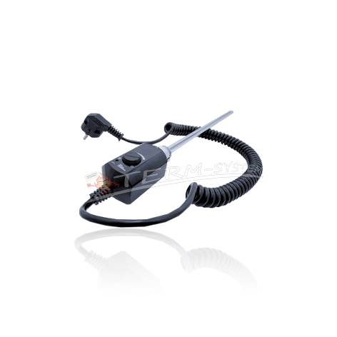 VOL Grzałka 600W CZA do grzej. łazien. 1/2" czarna