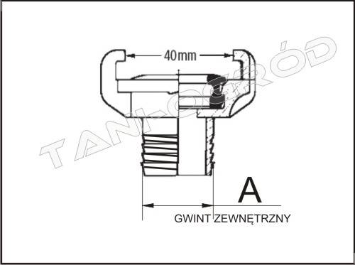 BRA GKI114A Złącze kłowe GZ 5/4''