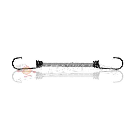 BRA BCH Guma elast. 0,8x40cm hak stal SZARA