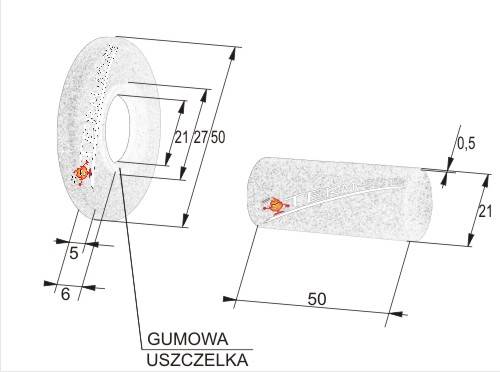 DIA A441 Rozeta CHROM zestaw maskujący pojedynczy