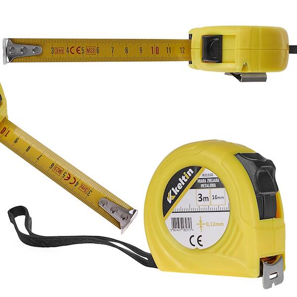 GEK K01551 Miara zwijana 5m x 19mm