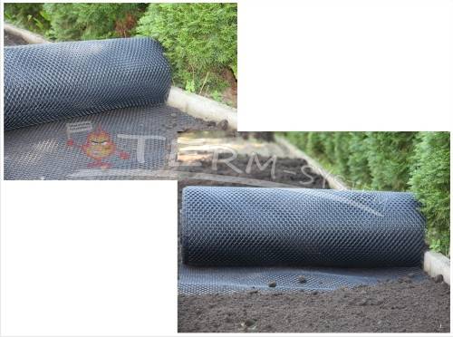 ZS 330 Siatka na krety 1x1m oczko 17mm CZARNA