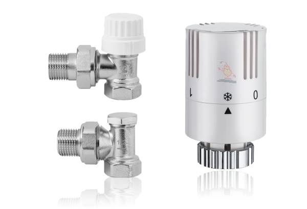 INV Zestaw termostatyczny KĄT T03-K 1/2" zawory