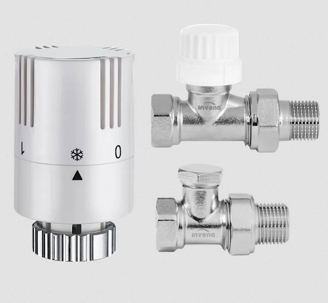 INV Zestaw termostatyczny PRO T03-P 1/2" zawory