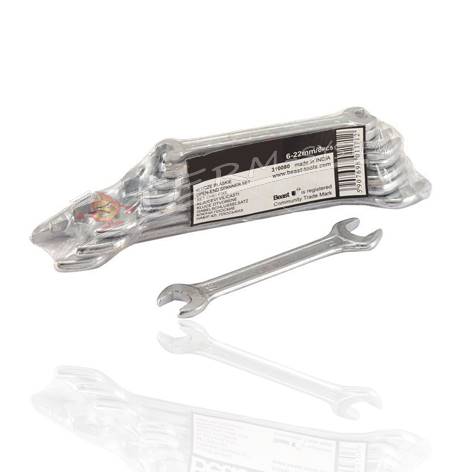 BEA 310080 Klucze płaskie 6-22 WX 8 sztuk