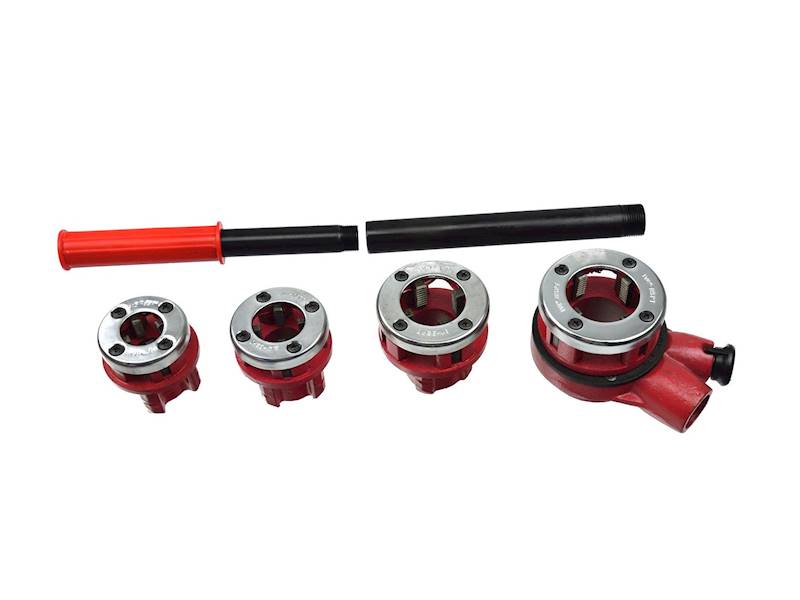 GEK G01000 Gwintownica 1/2" 3/4" 1" i 5/4" 4 elem