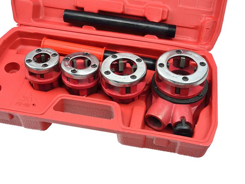 GEK G01000 Gwintownica 1/2" 3/4" 1" i 5/4" 4 elem