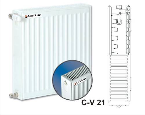Grzejnik panel. C21 400x700 boczne