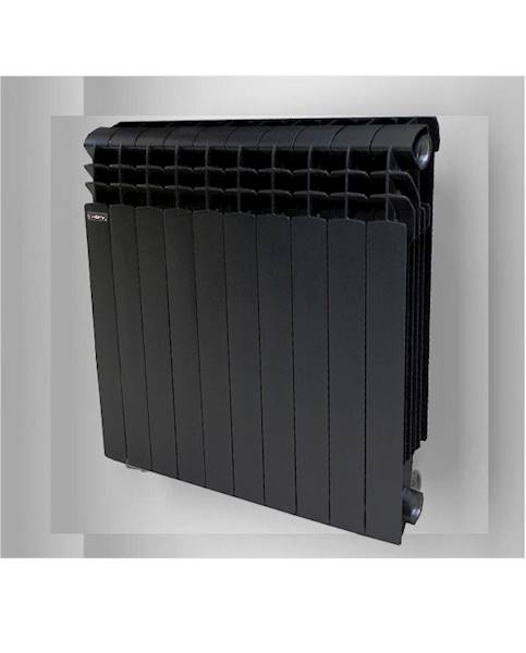 Grzejnik alu 800 WULKAN BLACK 80 - 1 żeberko