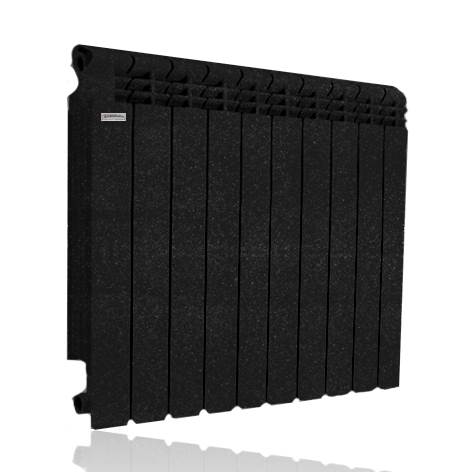 Grzejnik alu 800 WULKAN BLACK 80 - 1 żeberko