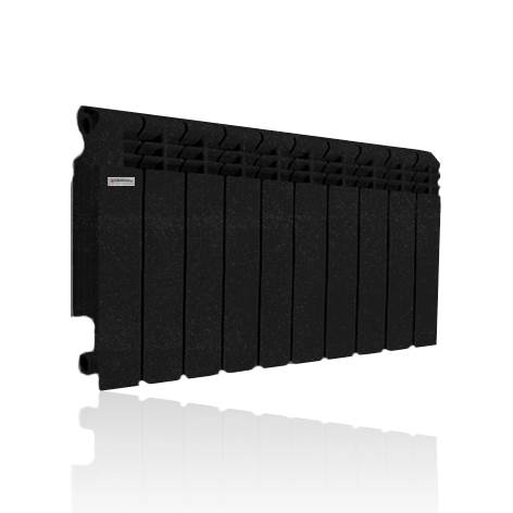 Grzejnik alu 350 WULKAN BLACK - 1 żeberko
