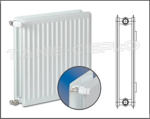 Grzejnik panel. V20 600x600 higieniczny sanitarny