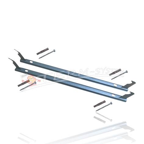 TERM Wieszak GRZ. AL. H-350 ANTRACYT konsola 2szt