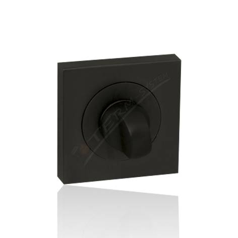 DOM QUADRO-QR Czarny WC Szyld do klamki