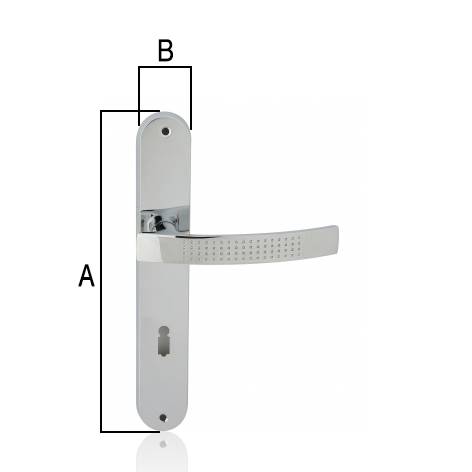 DOM ALMA ECO M6 chrom BB72 Klamka