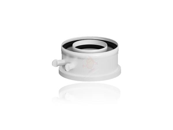 RIC 3.012092 Adapter spalinowy redukcja kotła gazowego Junkers Bosch Buderus 80/125