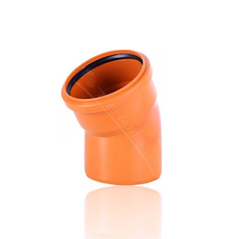 KAN Kolano PP 110x15st SN8 pomarańcz