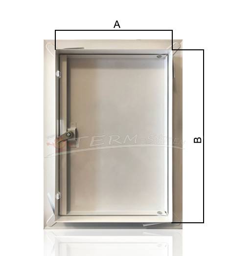 SAP Drzwiczki REW. N 15x25 o/śr ANTRACYT