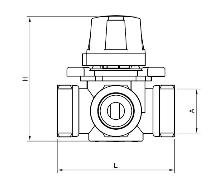 VEX 1530041 Zawór mos 3-D 18-40 DN40 mieszający