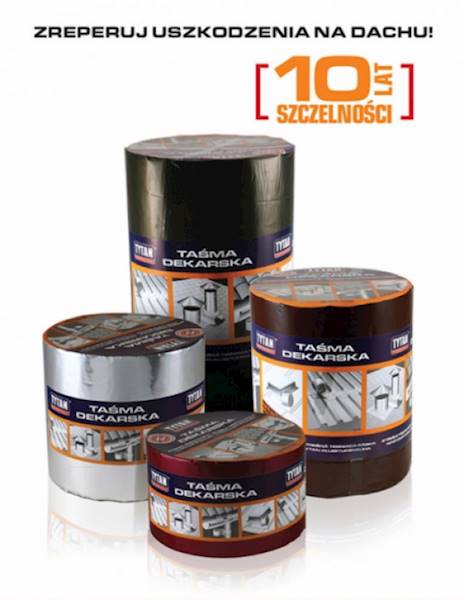 SEL Taśma dek. RS TAPE 100mm x10m ALUMINIOWA