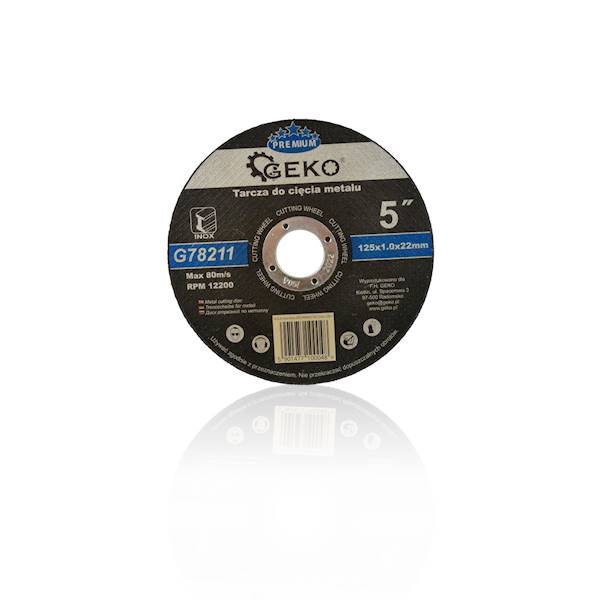 GEK G78211 Tarcza do cięcia metalu 125x1,0 Inox