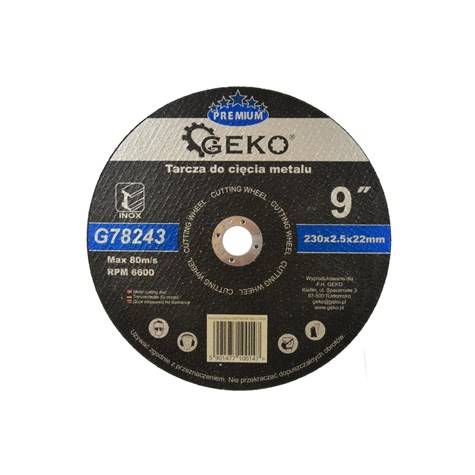 GEK G78243 Tarcza do cięcia metalu 230x2,5 Inox