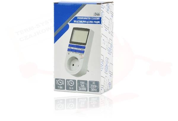 GEK G03346 Programator czasowy włącznik prądu LCD